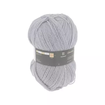 Laine chenille Creative Chenillove - 100 g, gris