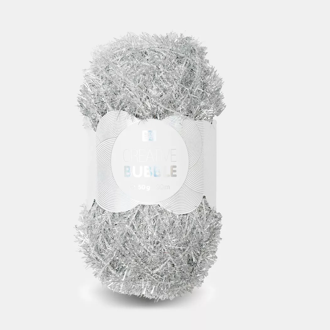 Rico Design Creative Bubble Metallic Silber