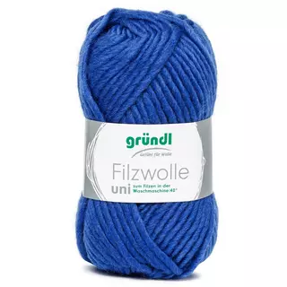 gründl Filzwolle  Blau