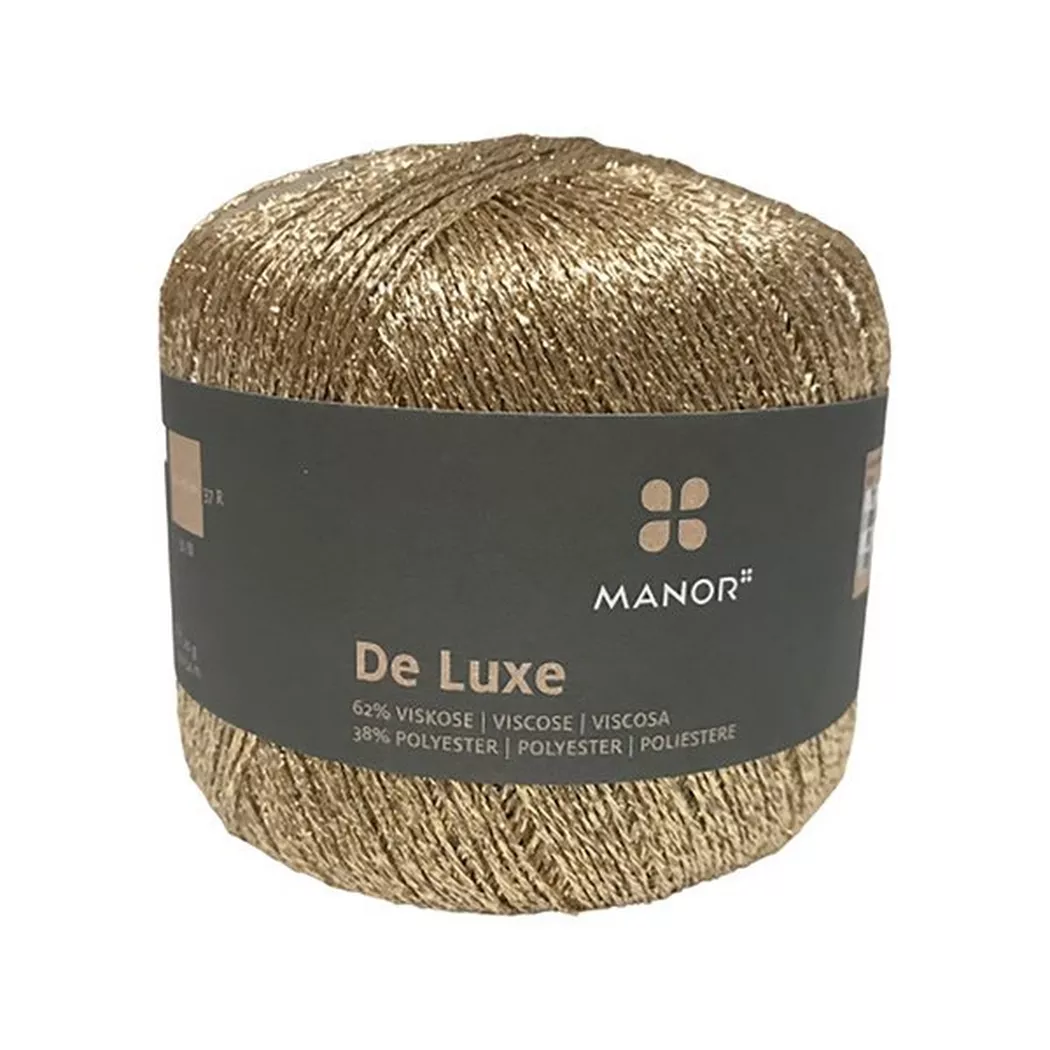 Manor - Häkelgarn, Gold