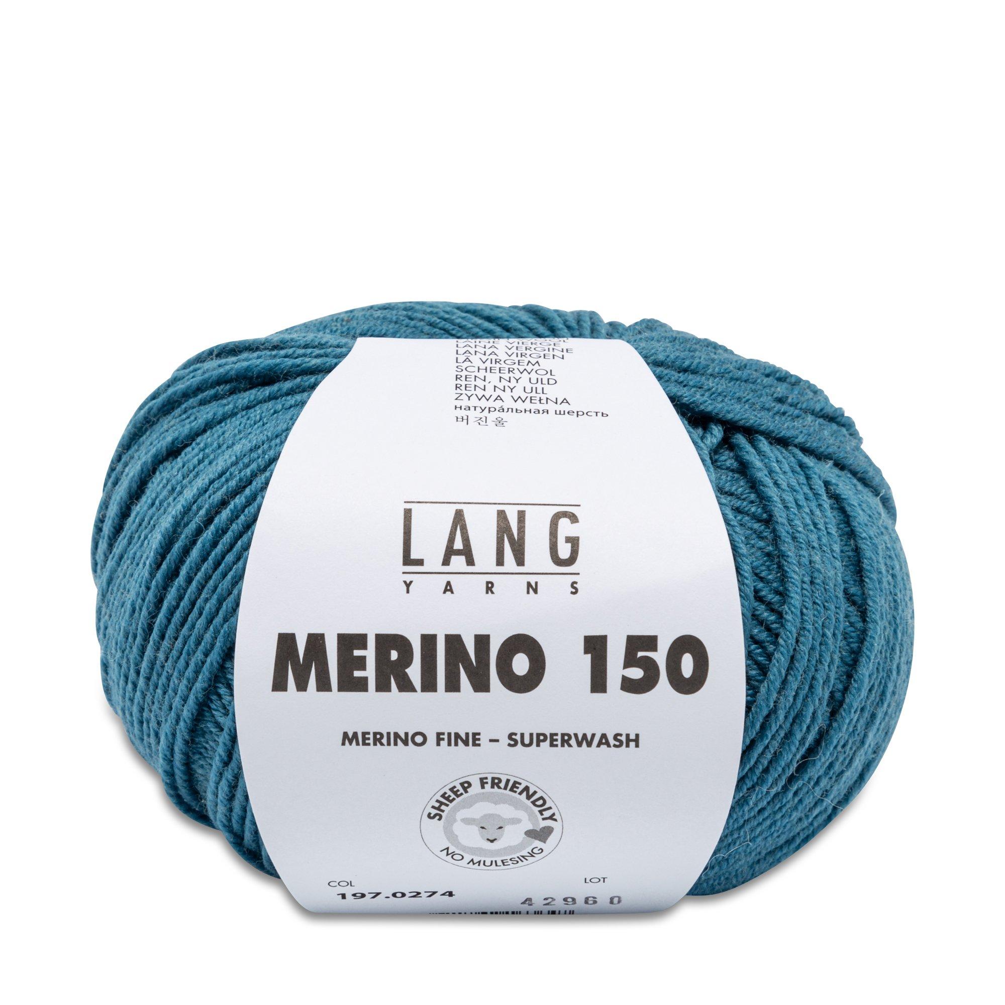 LANG Fil à tricoter Merino 150 