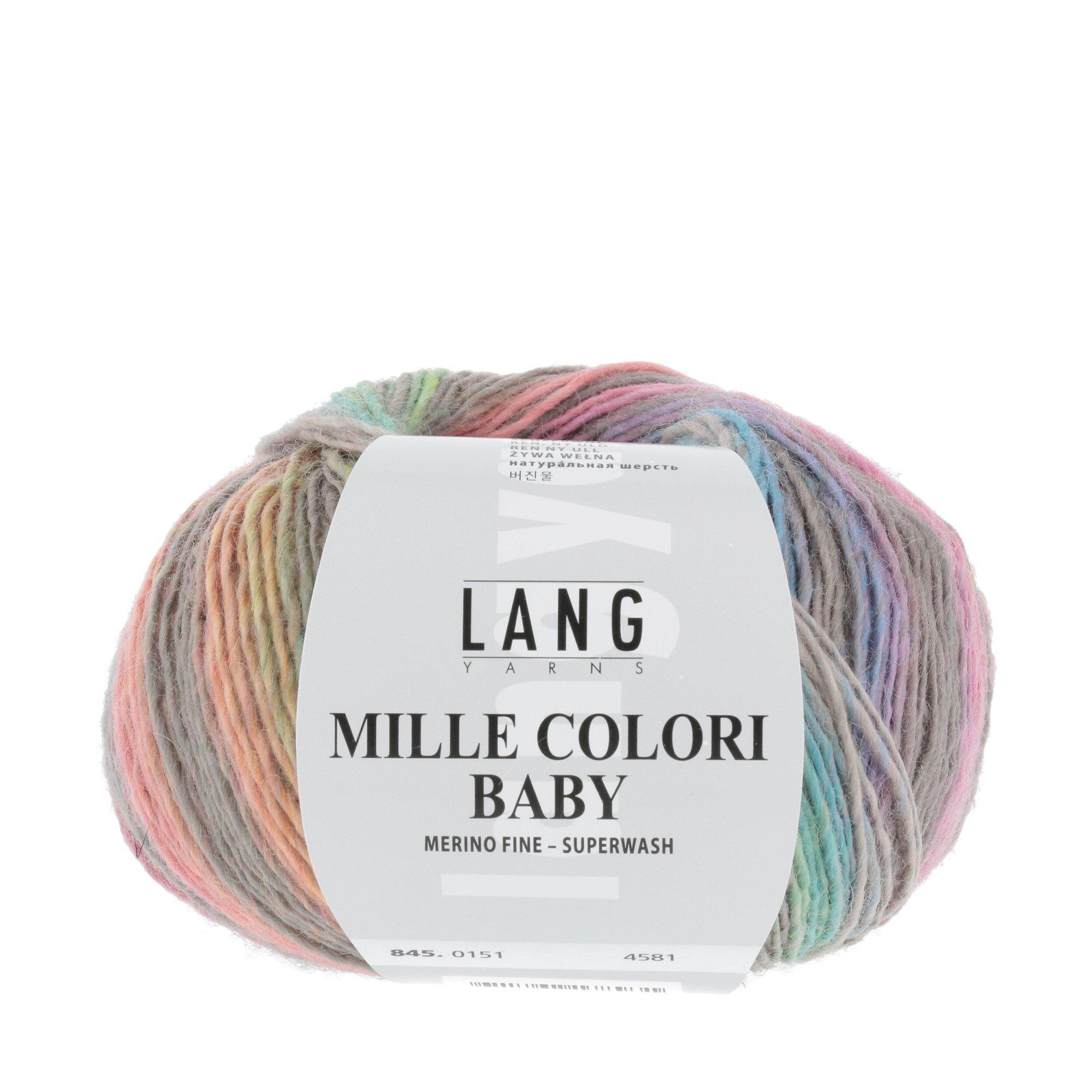 LANG Filo per maglieria Mille Colori Baby 