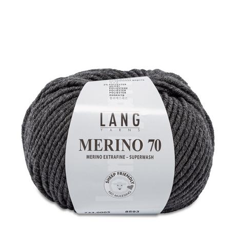 LANG Fil à tricoter Merino 70 