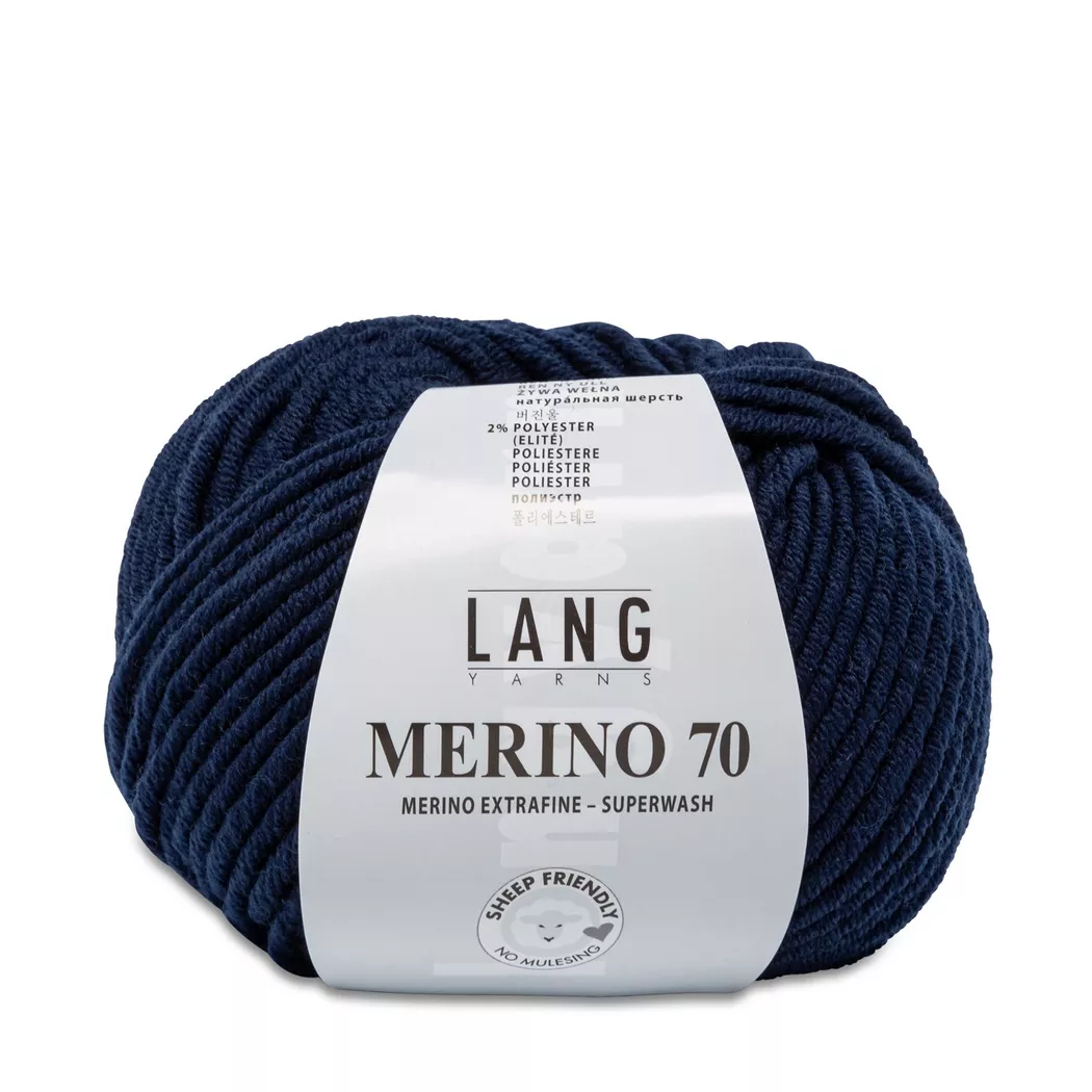 Lang - Filo per maglieria, 50GCA70M, Blu