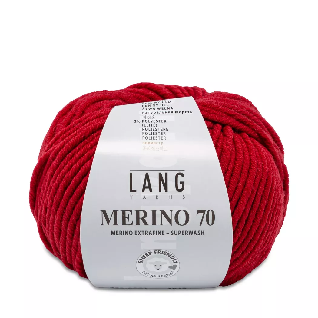 Lang - Filo per maglieria, 50GCA70M, Bianco