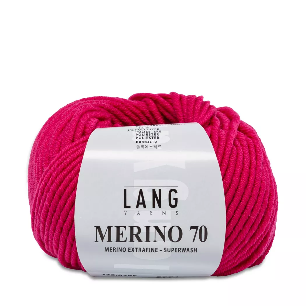 Lang - Filo per maglieria, 50GCA70M, Fucsia