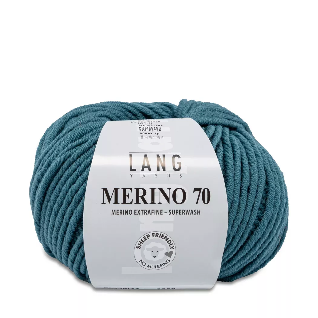 Lang - Filo per maglieria, 50GCA70M, Blu