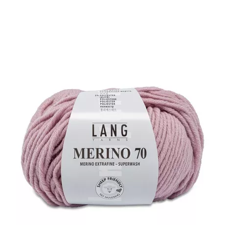 LANG Fil à tricoter Merino 70 