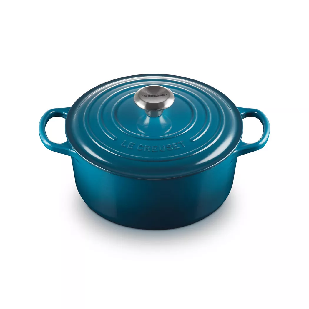 Le Creuset Signature Dutch Oven Berry Blue 24cm