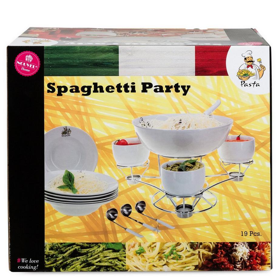 NOUVEL Koch Spaghettiparty-Set 