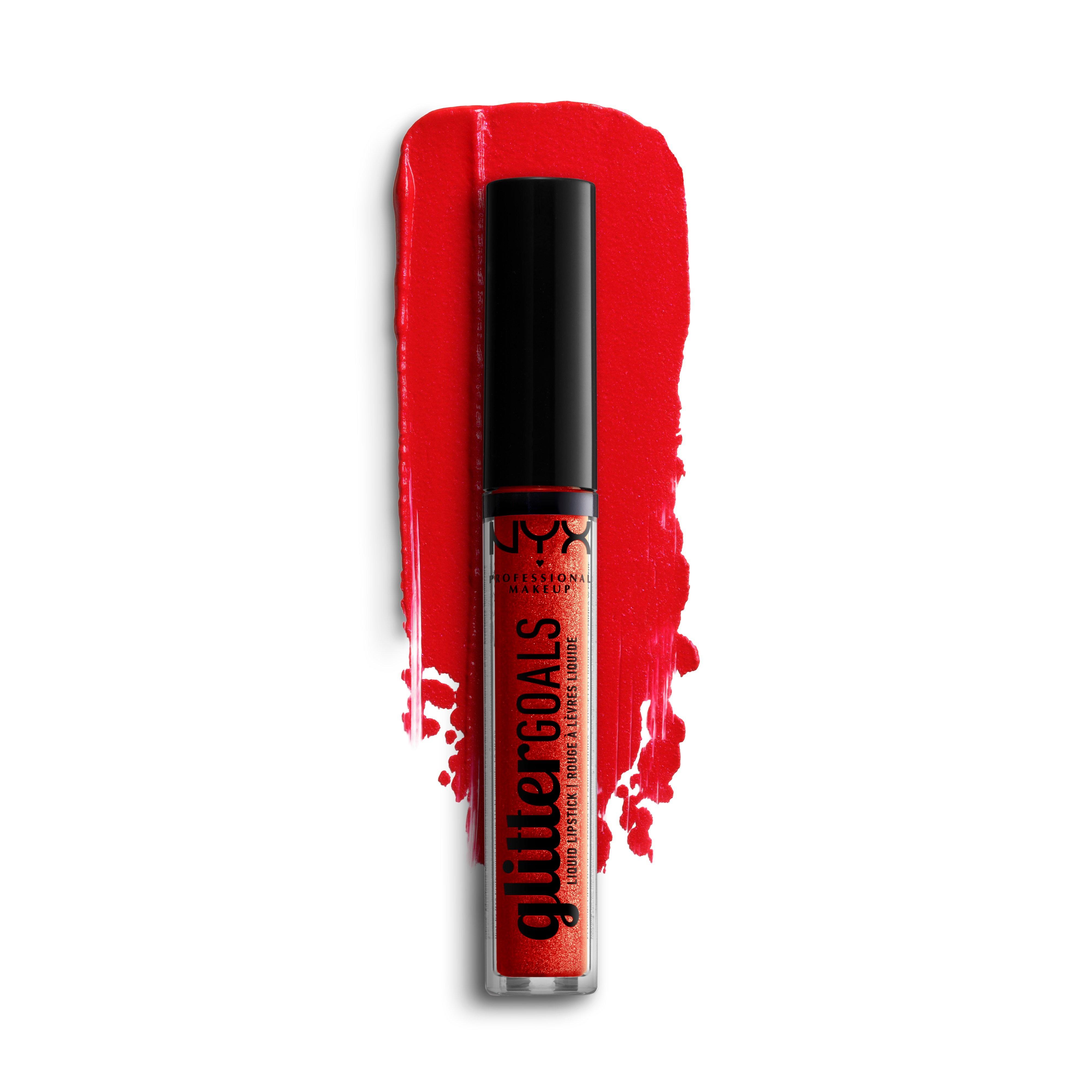 NYX-PROFESSIONAL-MAKEUP  Rouge à lèvres - Glitter Goals Liquid Lipstick Shimmy