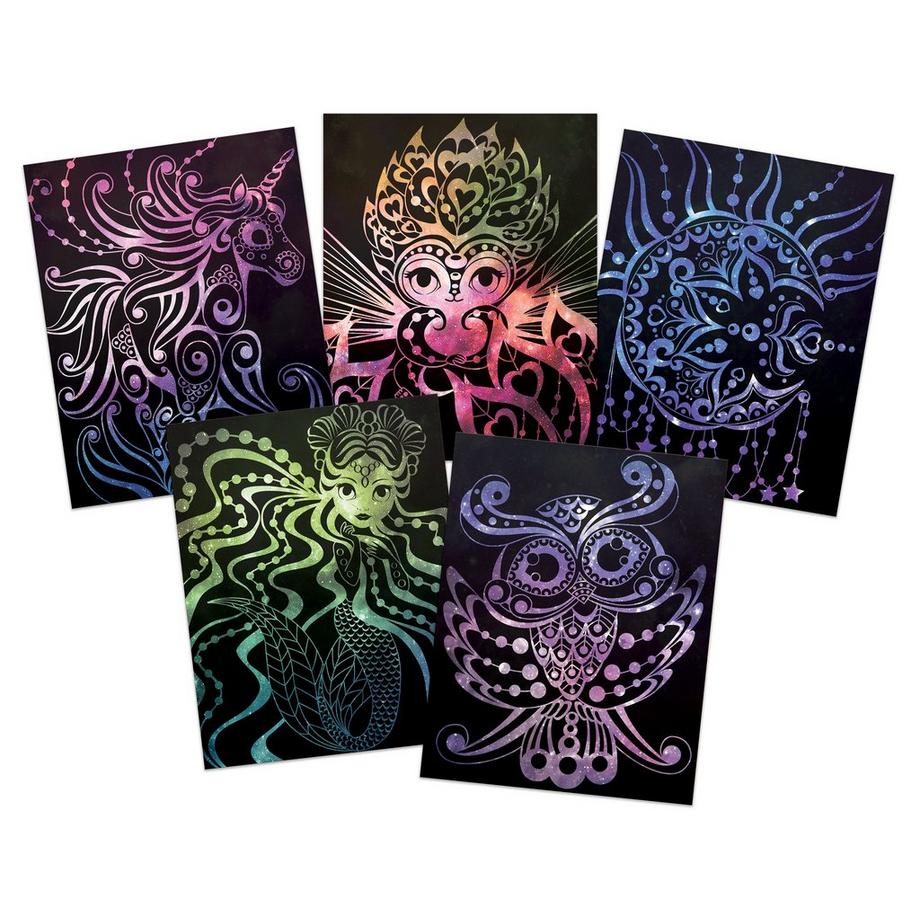 Tween Team  Nebulous Stars Scratch Art 