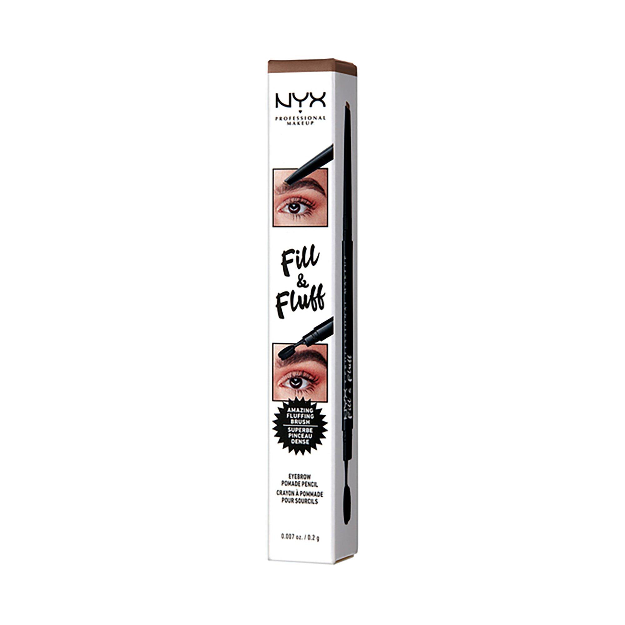 Image of NYX-PROFESSIONAL-MAKEUP Fill & Fluff Eyebrow Pomade Pencil - 15g