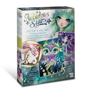Nebulous Stars Glitter & Foil Art