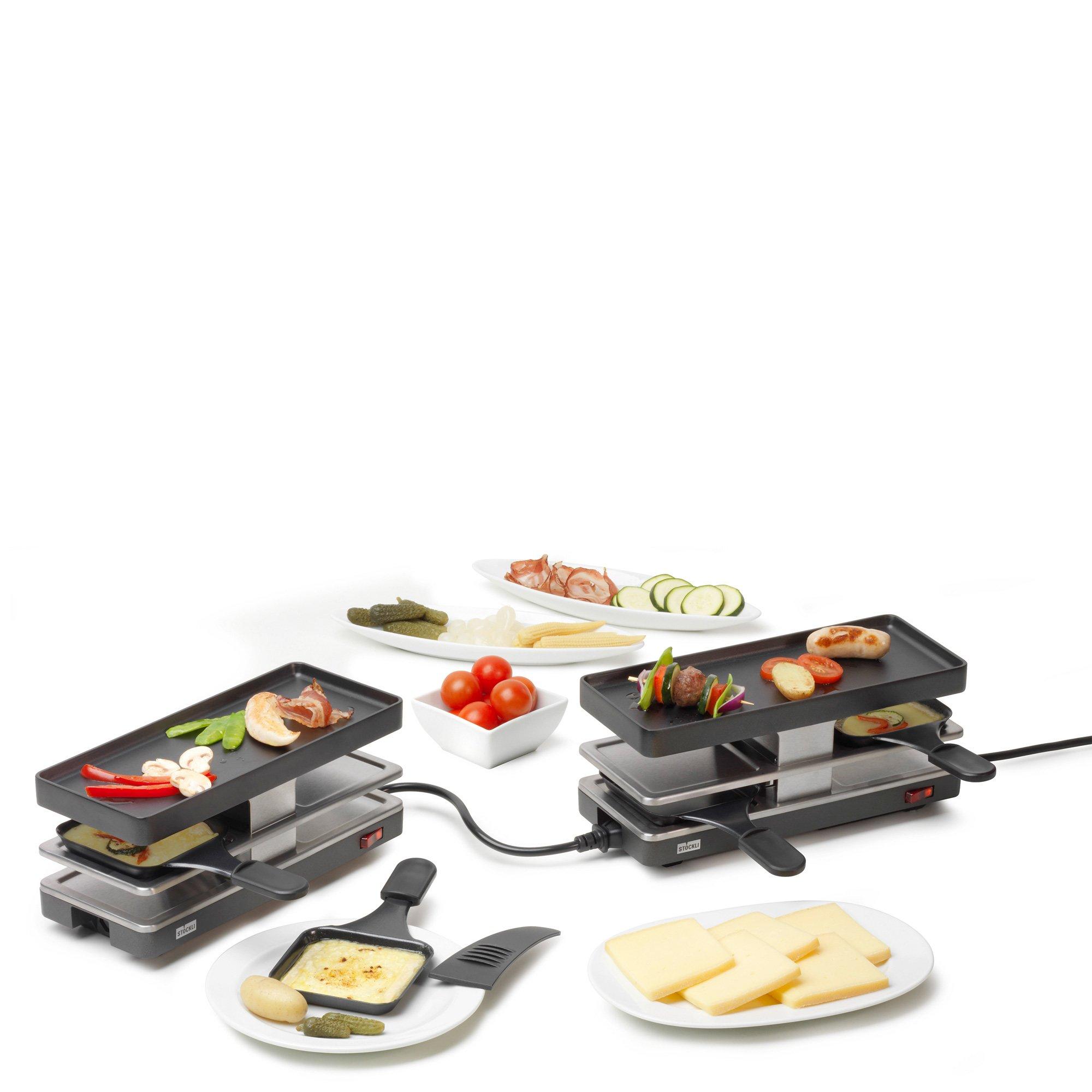 Stöckli Apparecchio per raclette Twinboard Set 