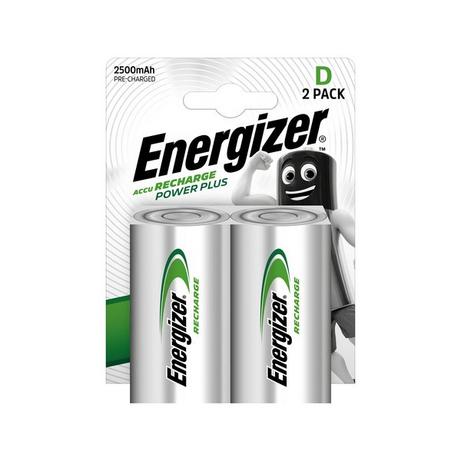 Energizer Power Plus (D) Piles rechargeables, 2 pièces 