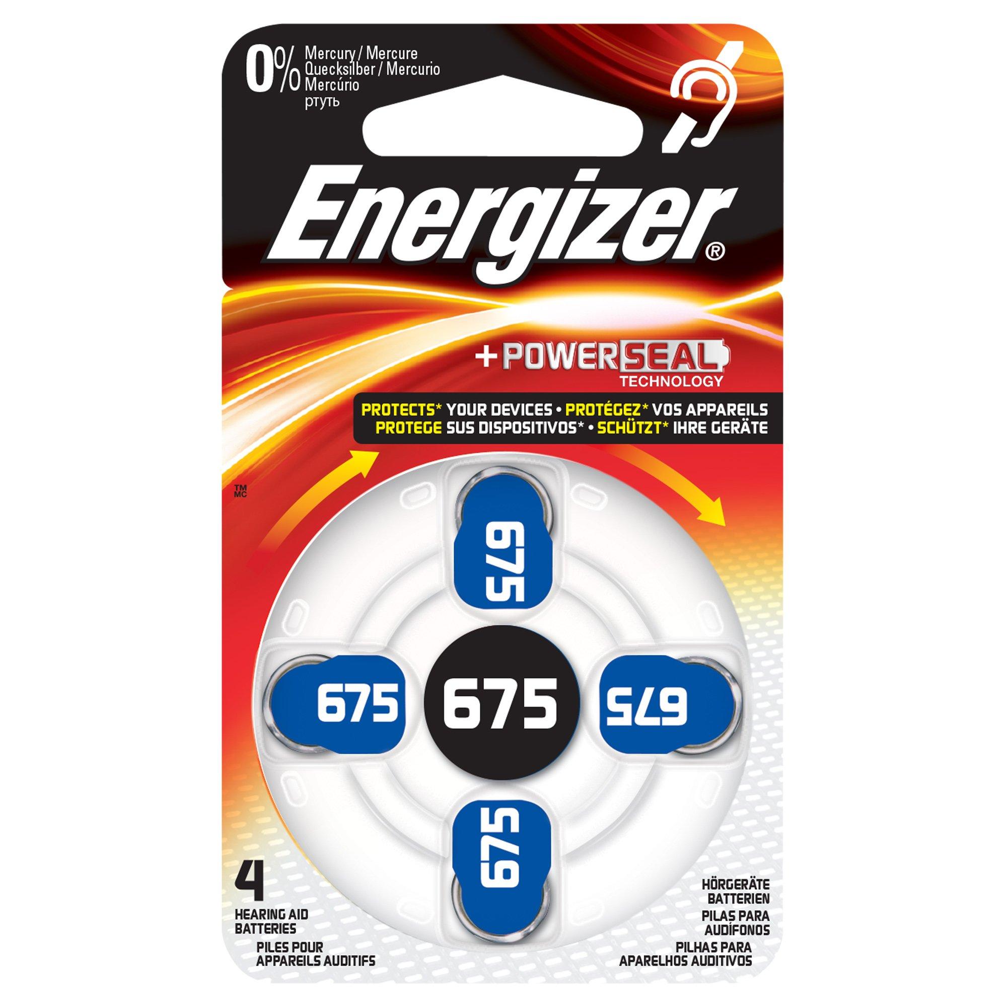 Image of Energizer 675-4 Batterien für Hörgerät, 4 Stück - 675