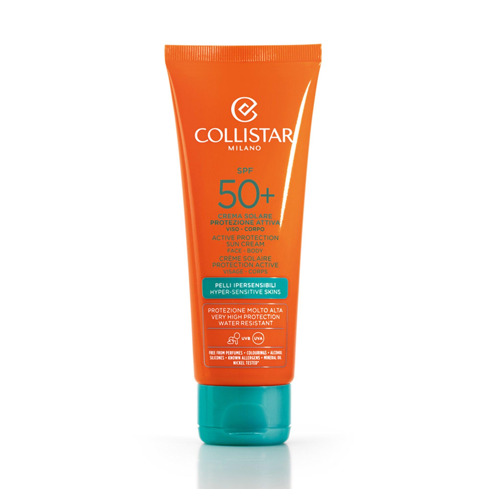 Image of COLLISTAR Active Protection Sun Cream Face Body SPF 50