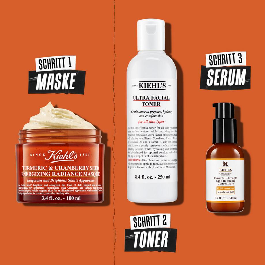 Kiehl's  Turmeric & Cranberry Seed Energizing Radiance Masque Facial 