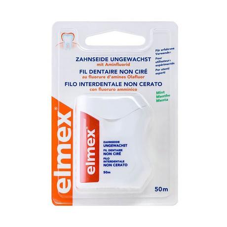 elmex  Zahnseide gewachst, gründliche Reinigung der Zahnzwischenräume 