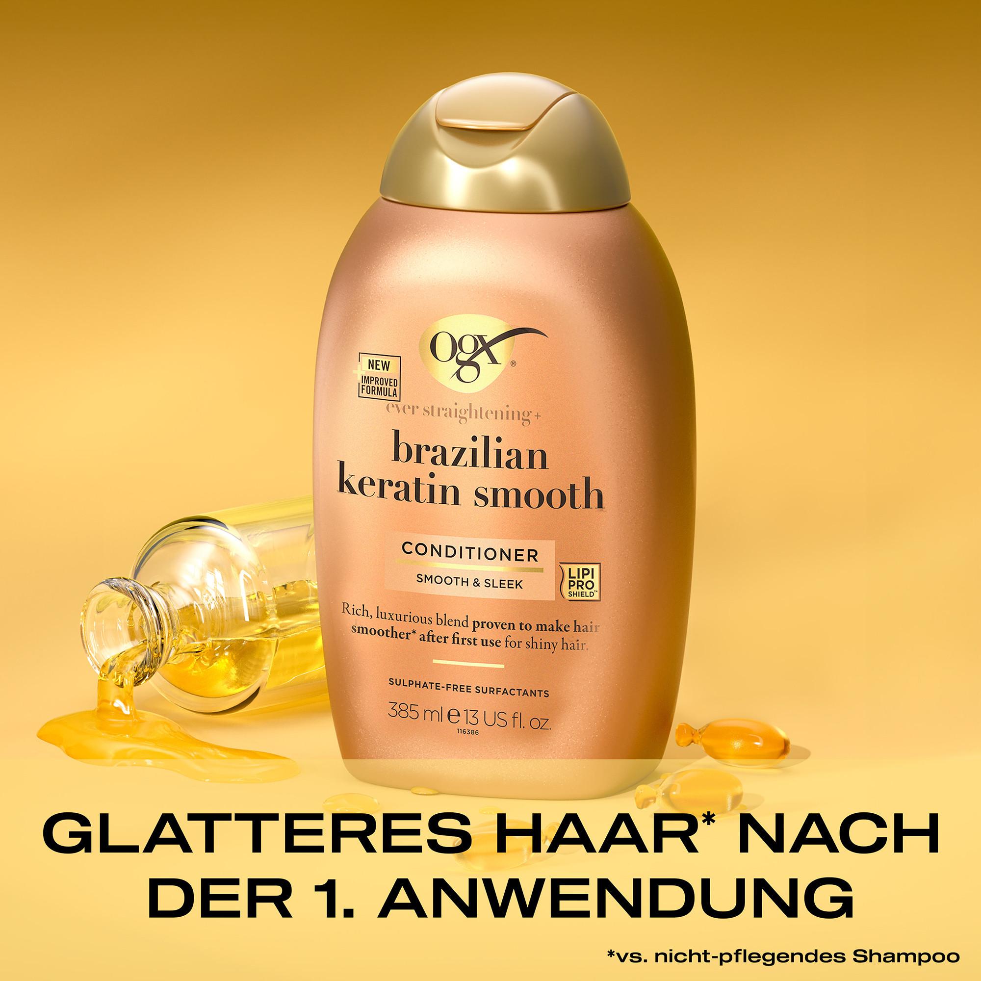 OGX  Ever Straight Brazilian Keratin Therapy Shampoo 