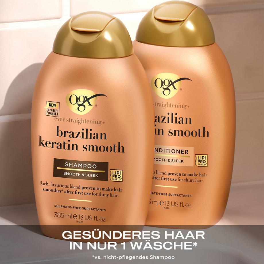 OGX Brazilian Keratin Ever Straight Brazilian Keratin Therapy Conditioner 