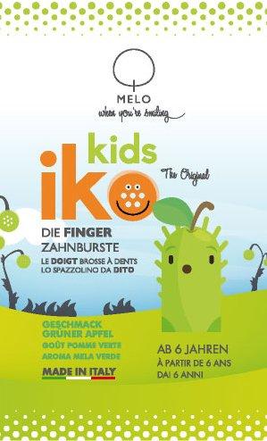 Image of IKO Finger Zahnbürste Kids Grüner Apfel Geschmack - ONE SIZE
