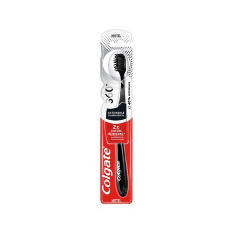 Colgate 360° AKTIVKOHLE 360° brosse à dents charbon végétal 