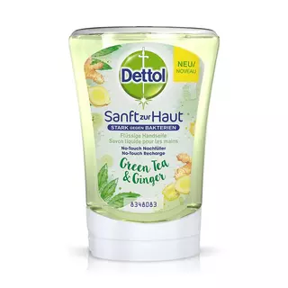 Dettol  NoTouch Recharge Savon Liquide Pour Les Mains Green Tea & Ginger 