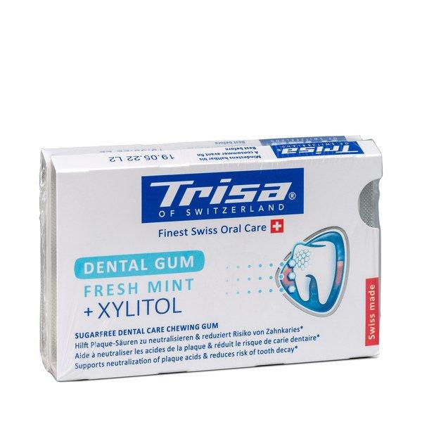 Trisa  Dentalgummi Fresh Mint Duo 