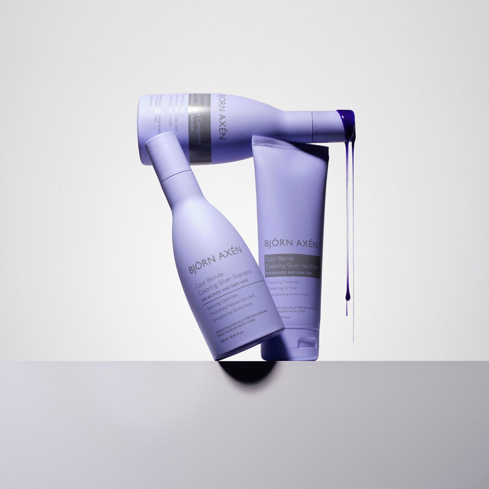 BJOERN AXEN  Cool Blonde Coloring Silver Shampoo 