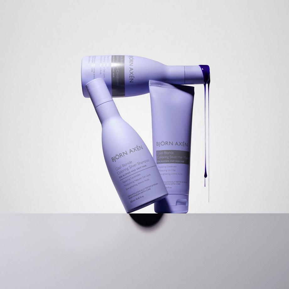 BJOERN AXEN  Cool Blonde Coloring Silver Shampoo 