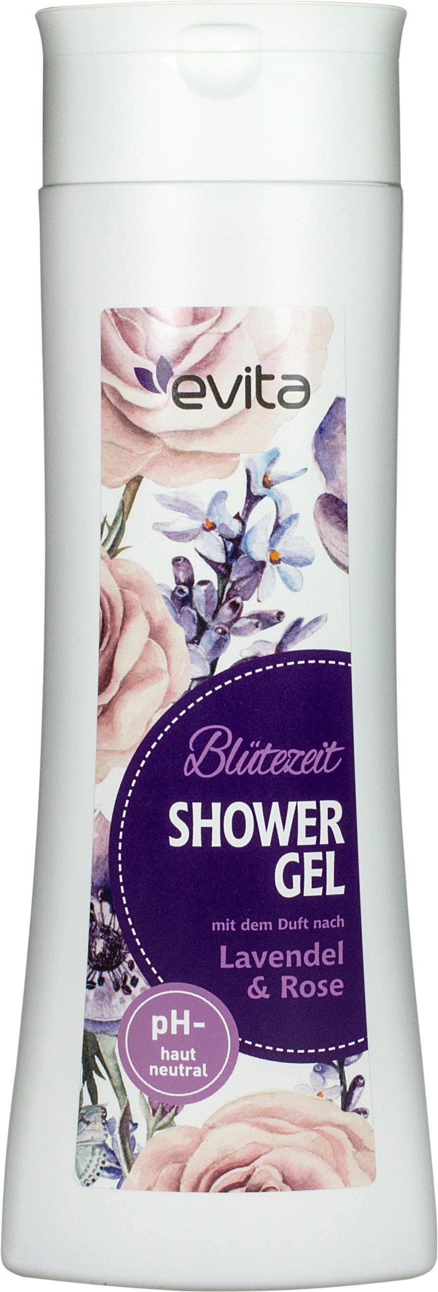 Image of EVITA Blütezeit Shower Gel, Lavendel & Rose - 300ml