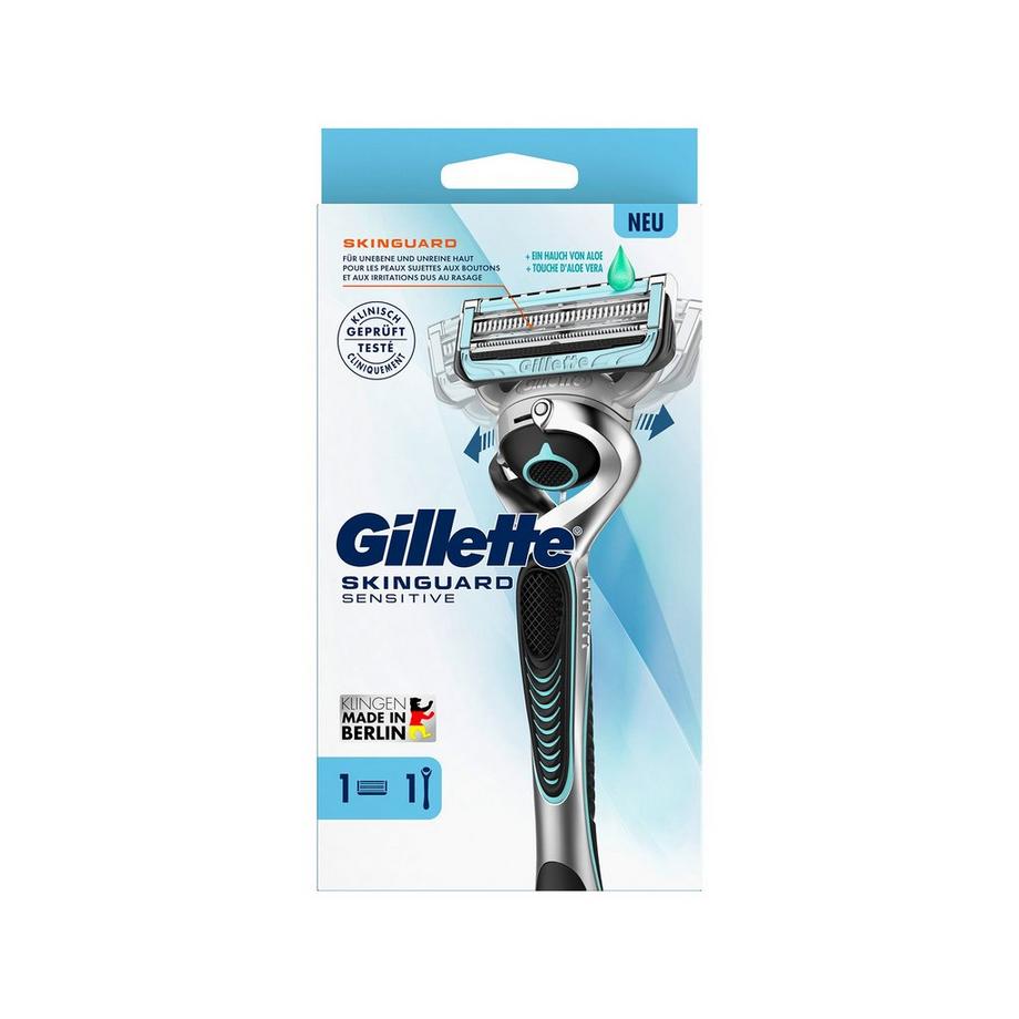 Gillette SkinGuard Sensitive Flexball Gillette Mach3 Systemklingen 4er + Rasierer 