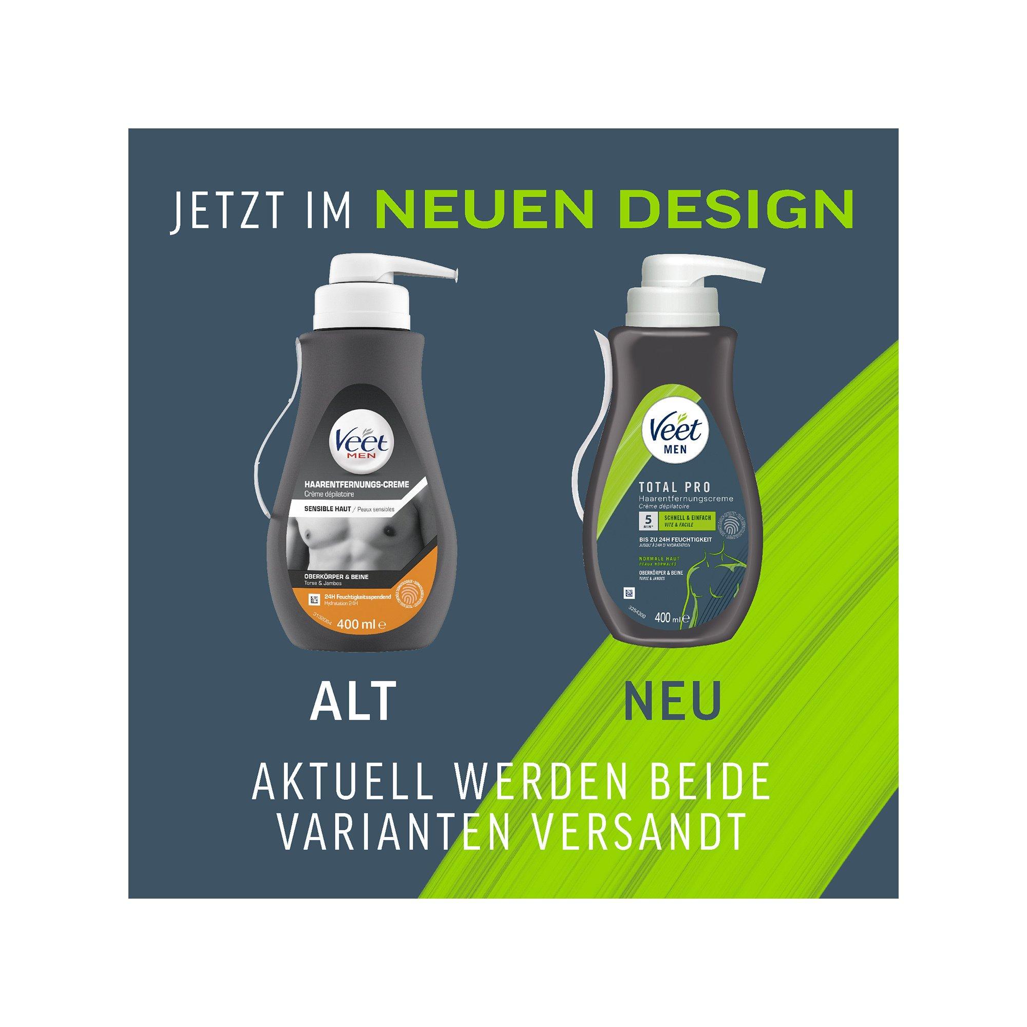 Veet Men - Sensitive Power Men Crema Depilazione Sensitive Power  