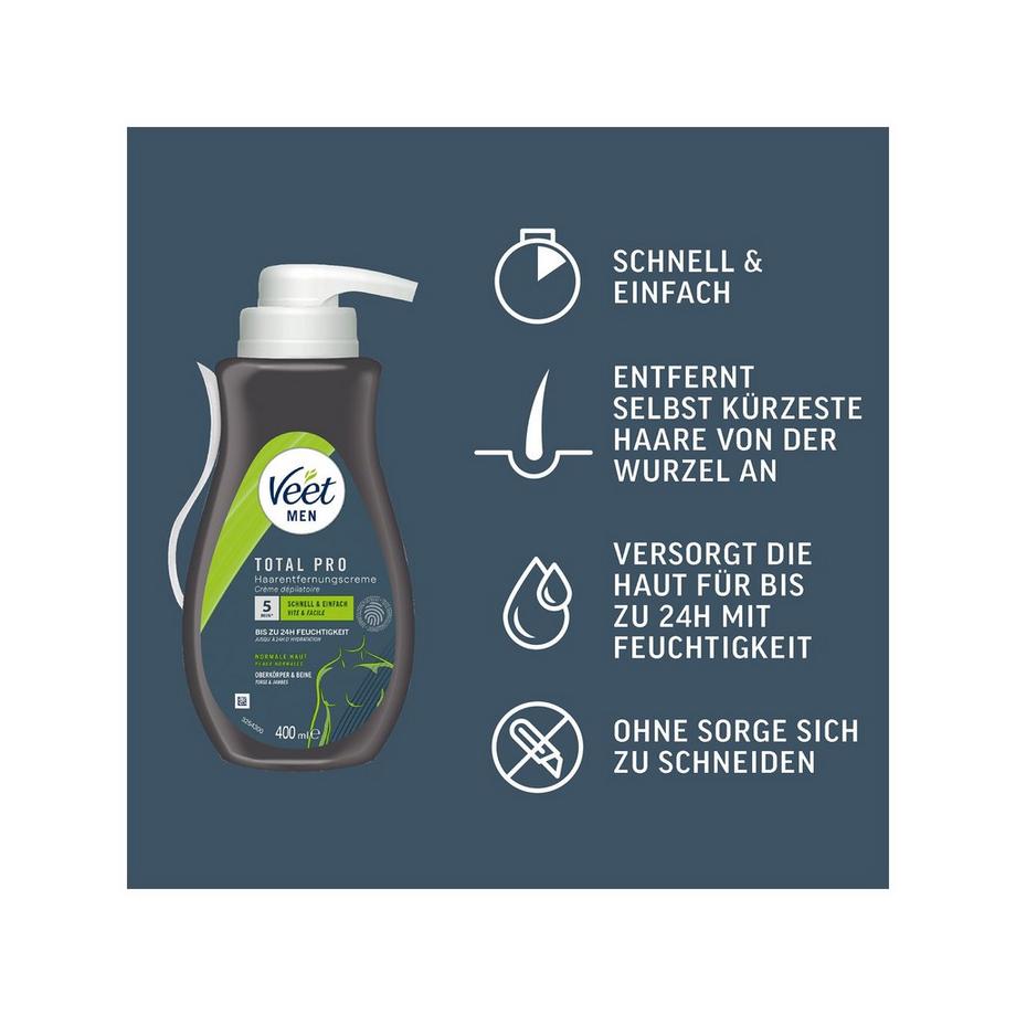 Veet Men - Sensitive Power Men Crème Dépilatoire Sensitive Power 