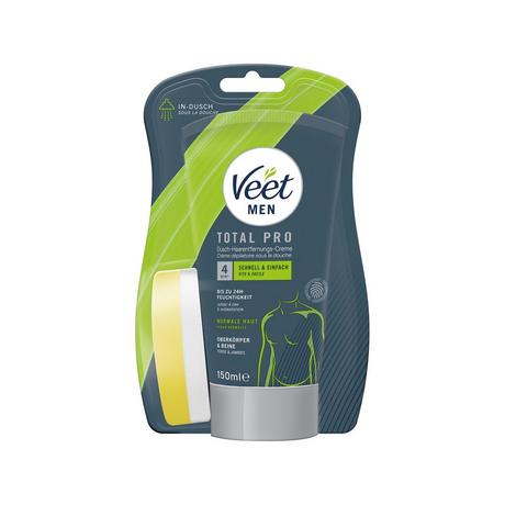 Veet Men Dusch - Normale Haut - Brust & Körper Men Crema per la rimozione dei capelli sotto la doccia Power Effect 