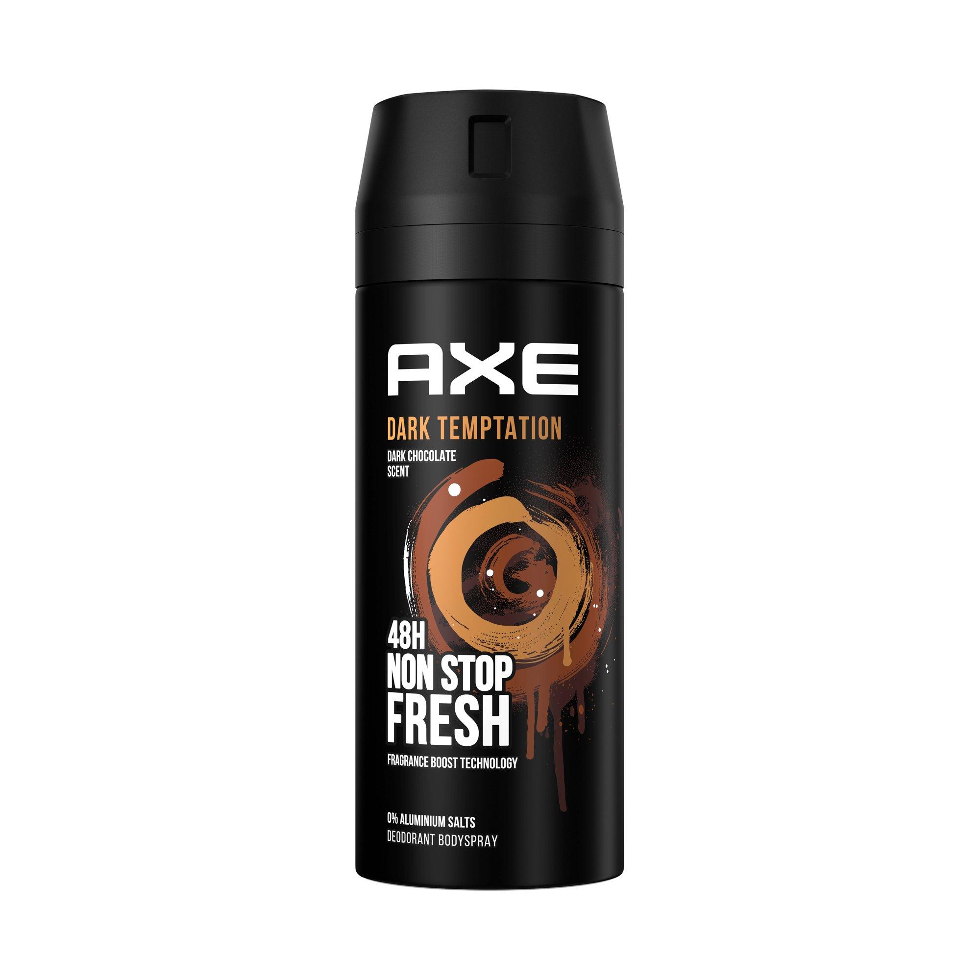 Image of AXE Aero Dark Temptation Deodorant & Bodyspray Dark Temptation ohne Aluminiumsalze - 150 ml
