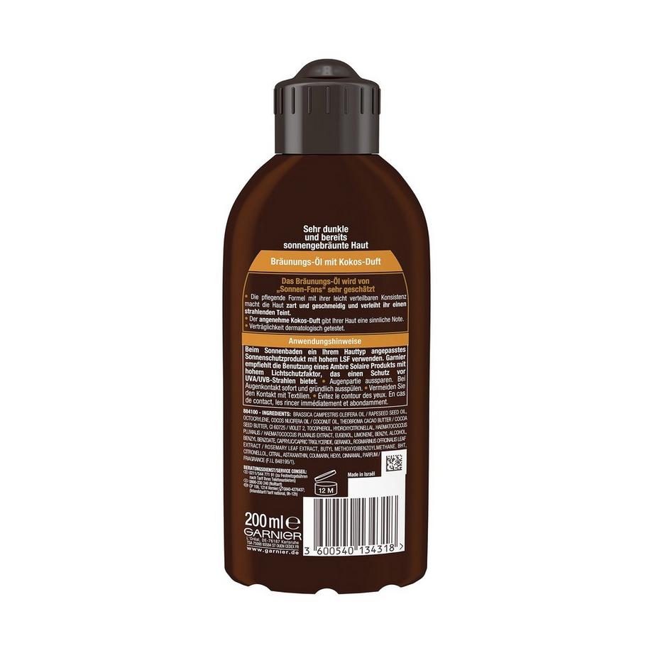 GARNIER Coco Ambre Solaire Bräunungs-Öl 