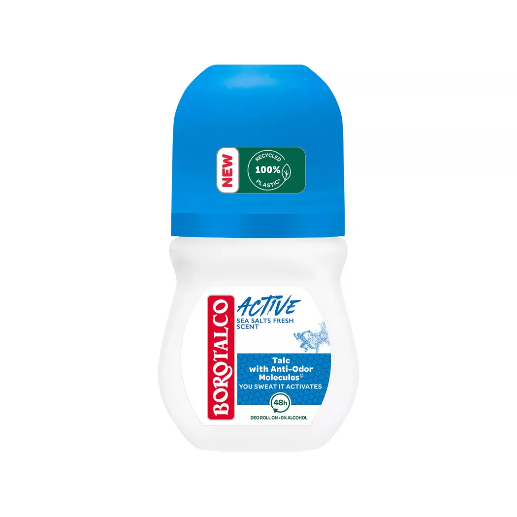 Borotalco - Deo Active Sea Salts Roll On, 50 ml