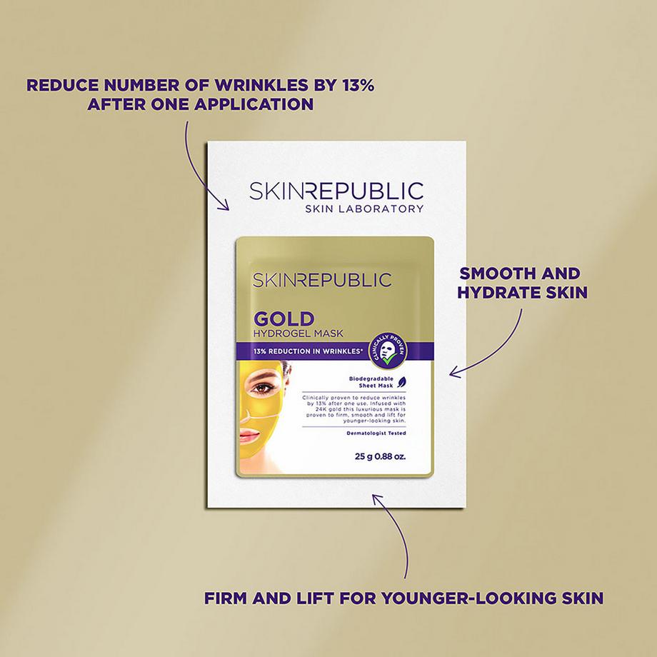 Skin republic Gold Hydrogel Bio Gold Hydrogel Face Mask  