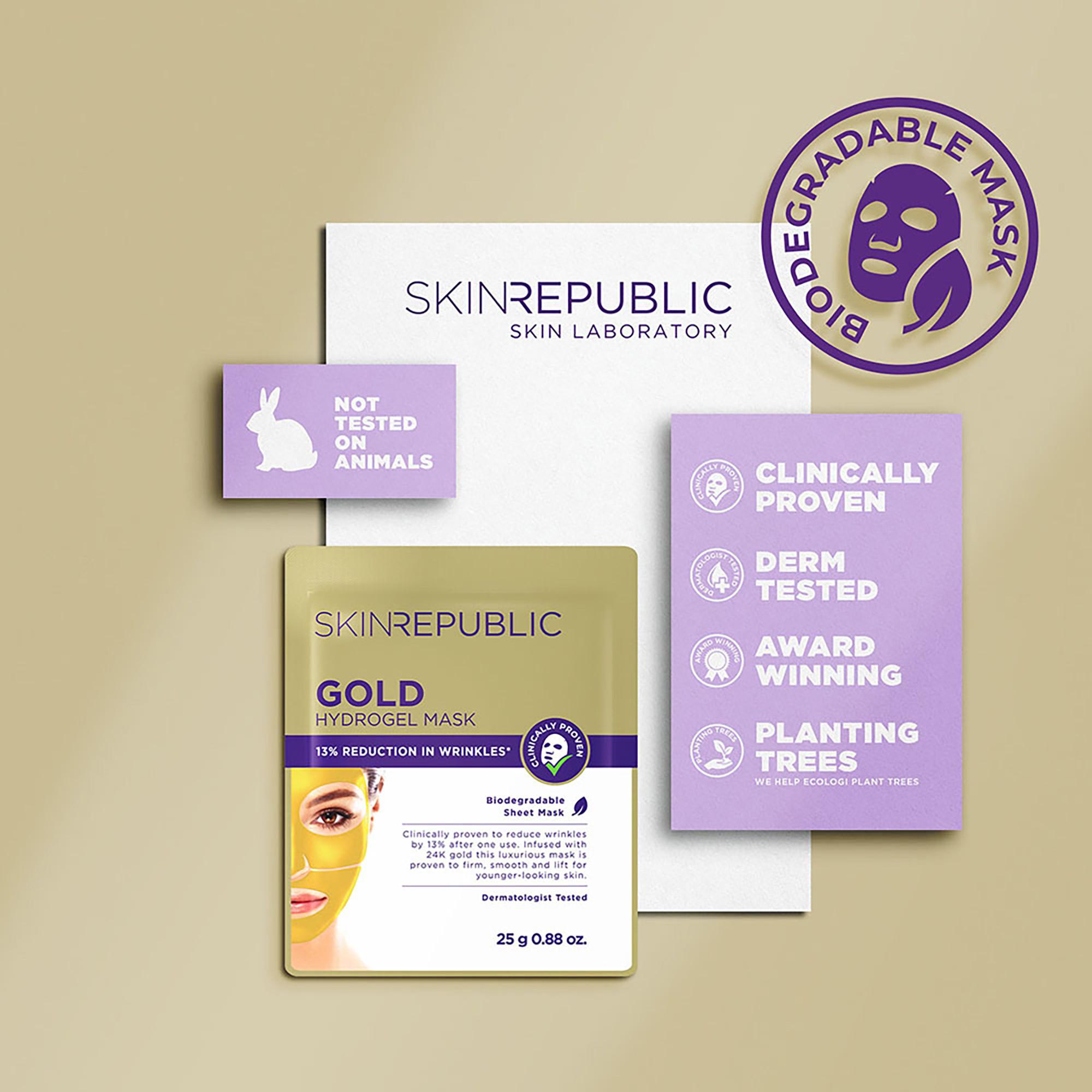 Skin republic Gold Hydrogel Bio Gold Hydrogel Face Mask  