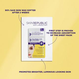 Skin republic 2 Step Hyaluronic Acid + Collagen Bio 2-Step Hyaluronic Acid + Collagen Face Mask 