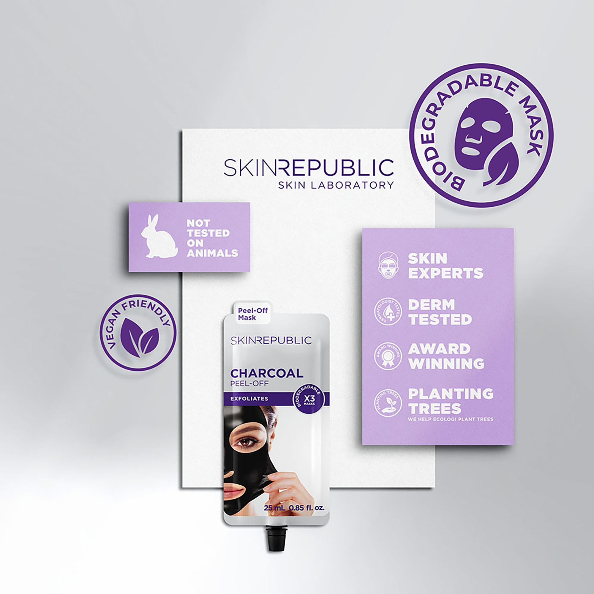 Skin republic Charcoal Peel-Off BIO Charcoal Peel-Off Face Mask 