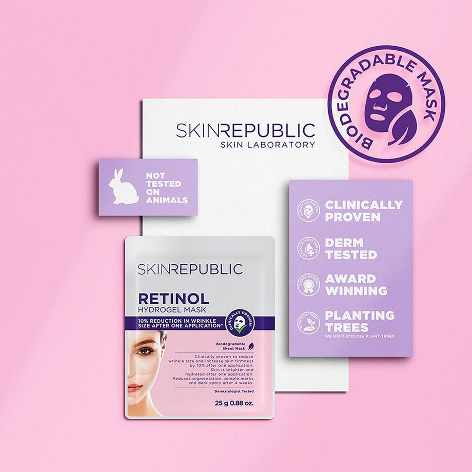 Skin republic Retinol Hydrogel Bio Retinol Hydrogel Face Mask Sheet 
