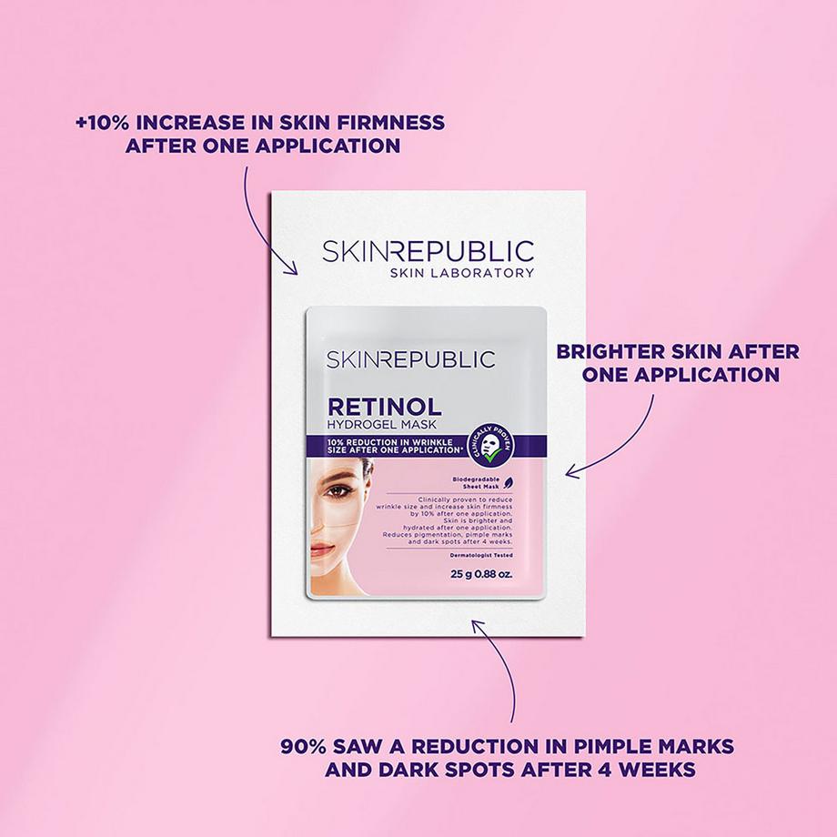 Skin republic Retinol Hydrogel Bio Retinol Hydrogel Face Mask Sheet 
