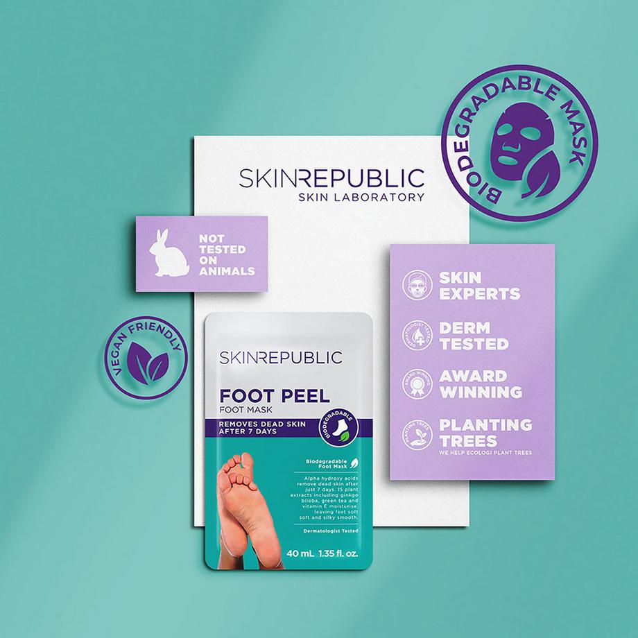 Skin republic Foot Peel Fussmaske 
