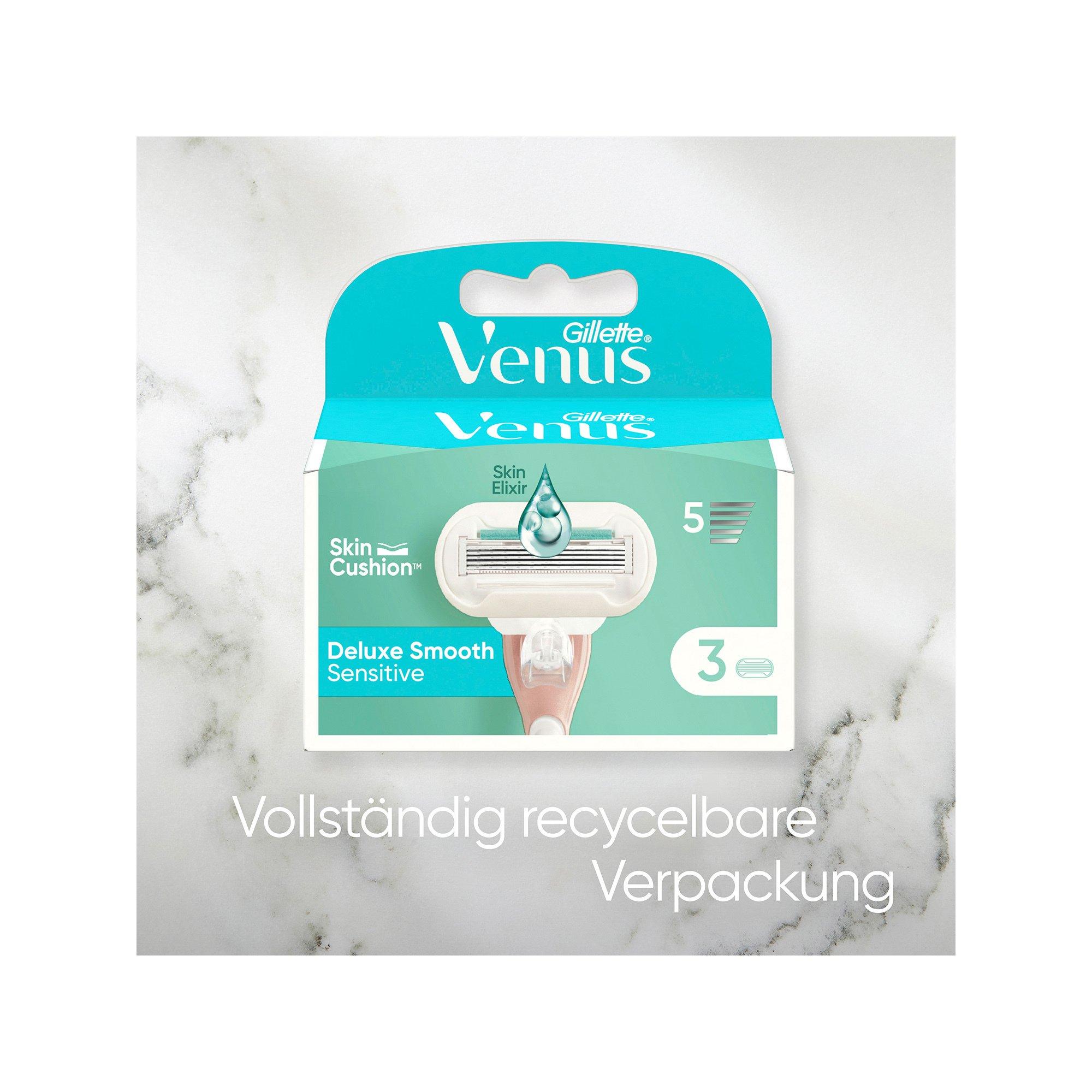 Gillette Venus Deluxe Smooth Sensitive Deluxe Smooth Sensitive Lames de rasoir 