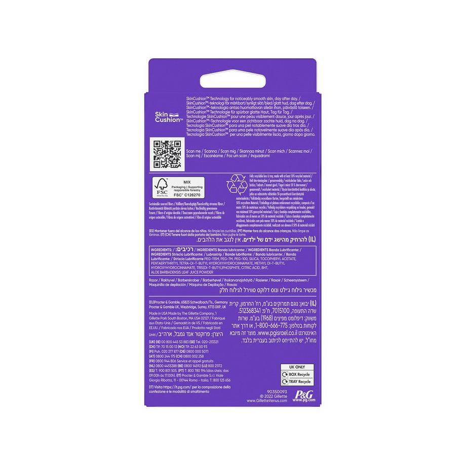 Gillette Venus SMOOTH SWIRL Extra Smooth Swirl Rasoio 