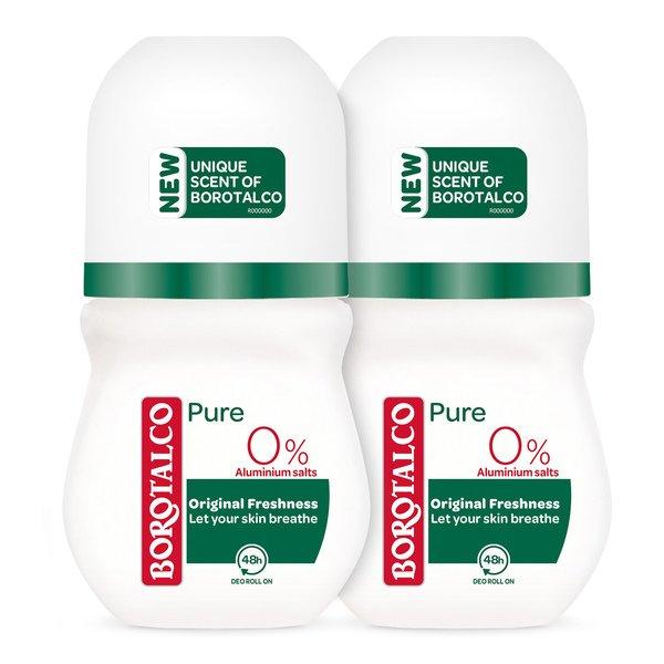 Image of BOROTALCO Deo Roll-On Pure Original Freshness Duo - 2X50ML